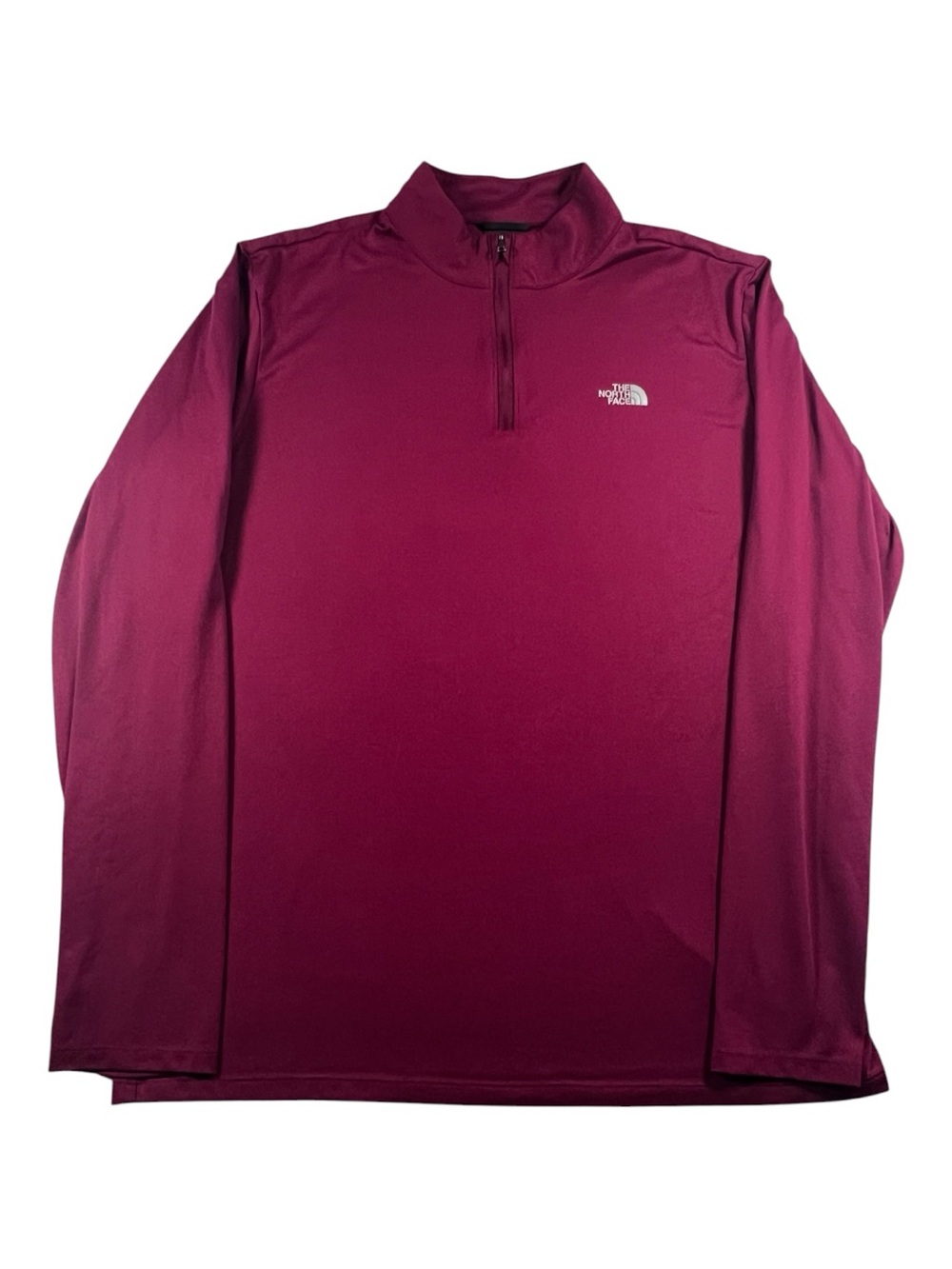 The North Face Men’s Large Burgundy Quarter Zip Pullover Performance Shirt